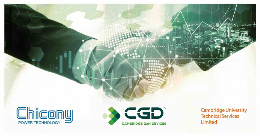 CGD 與群光電能、劍橋大學技術服務部共組 GaN 生態系統